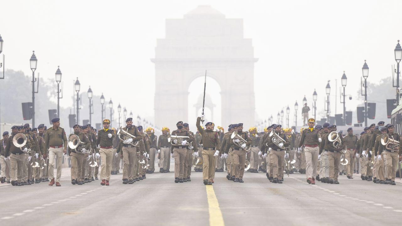 RPF participates in the Republic Day Parade on January 26 every year since its inception. Its contingent includes a brass band and a marching unit.  (Pic/PTI)