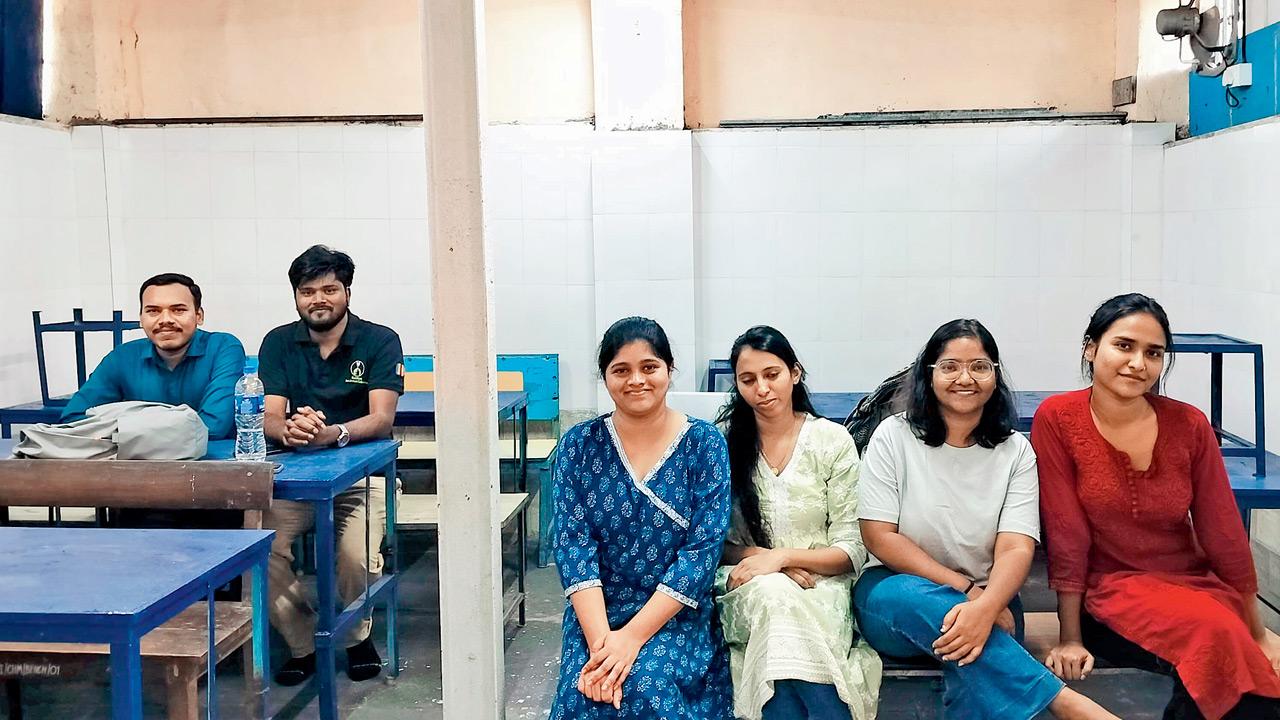 Students at the venue