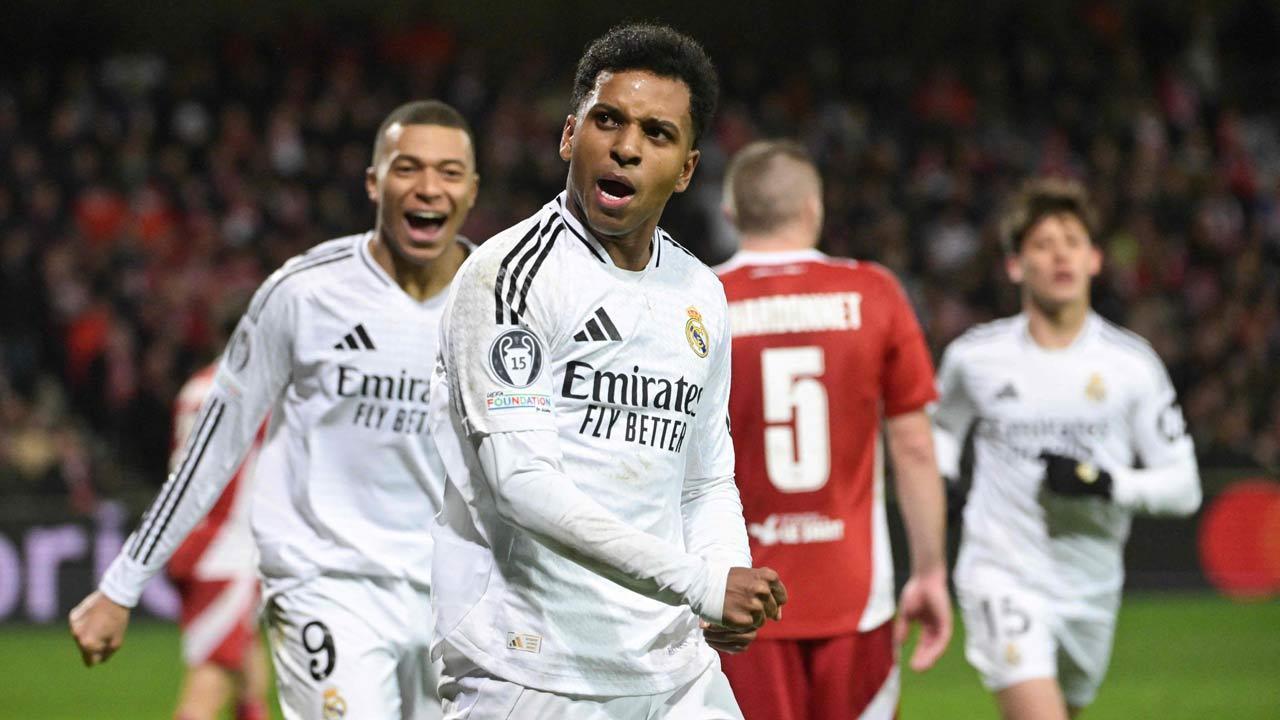 UEFA Champions League: Rodrygo, Bellingham fire Real Madrid to win over Brest