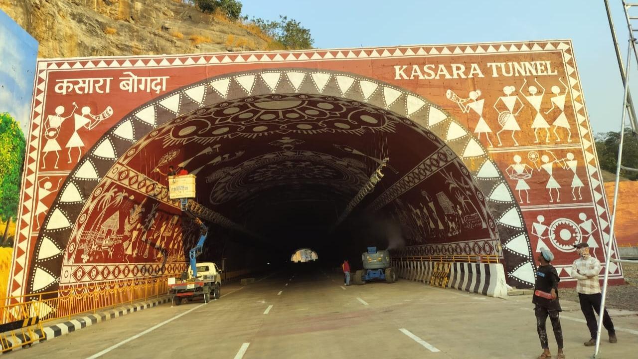 Samruddhi Mahamarg's final 76 km stretch to open soon, featuring Warli tribal art on tunnels