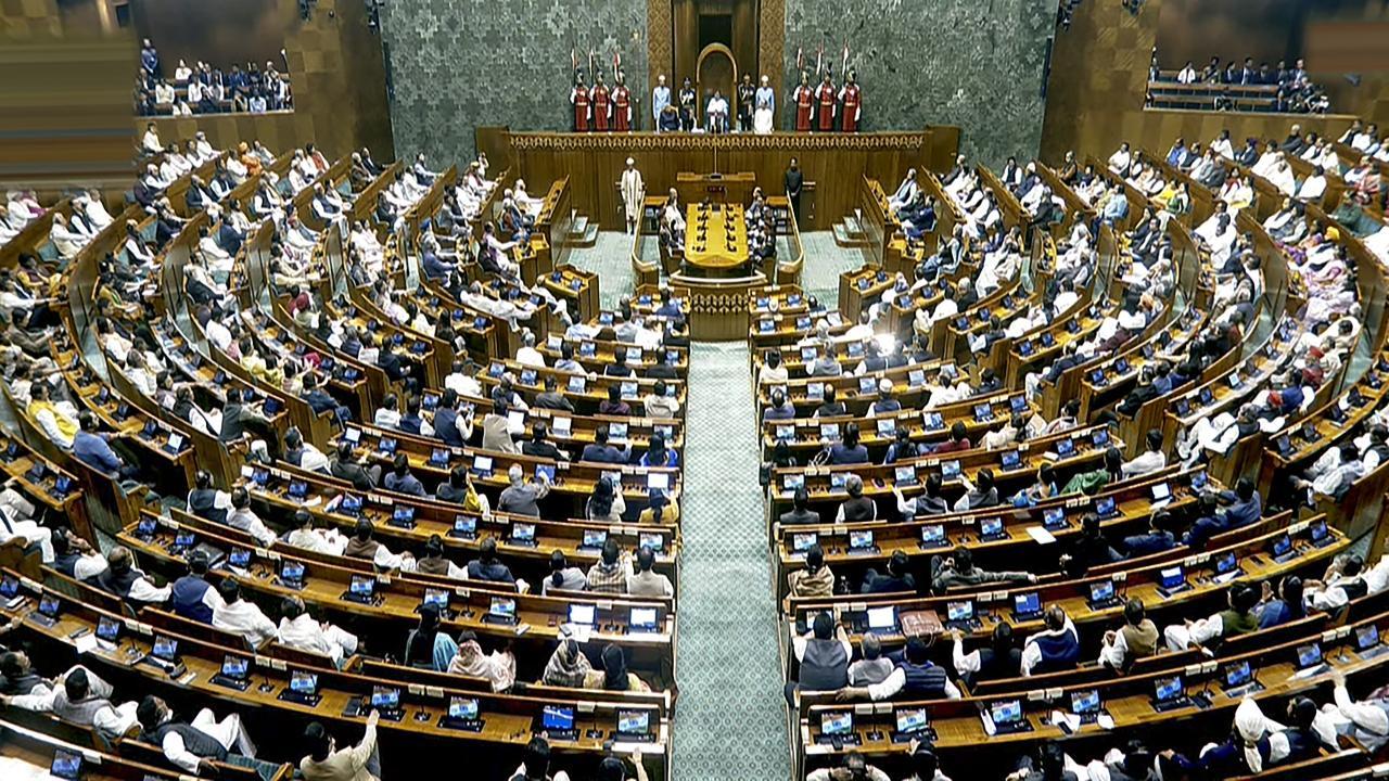 IN PHOTOS: Parliament's Budget Session commences with President's address