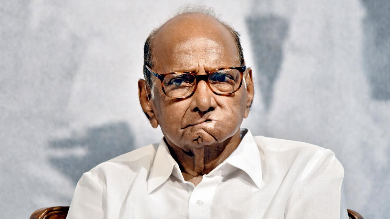 NCP (SP) chief Sharad Pawar. File pic/Shadab Khan