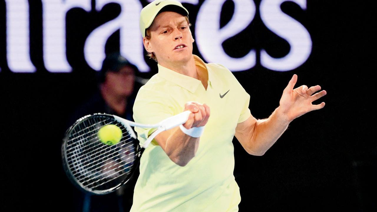 No panic for Jannik!