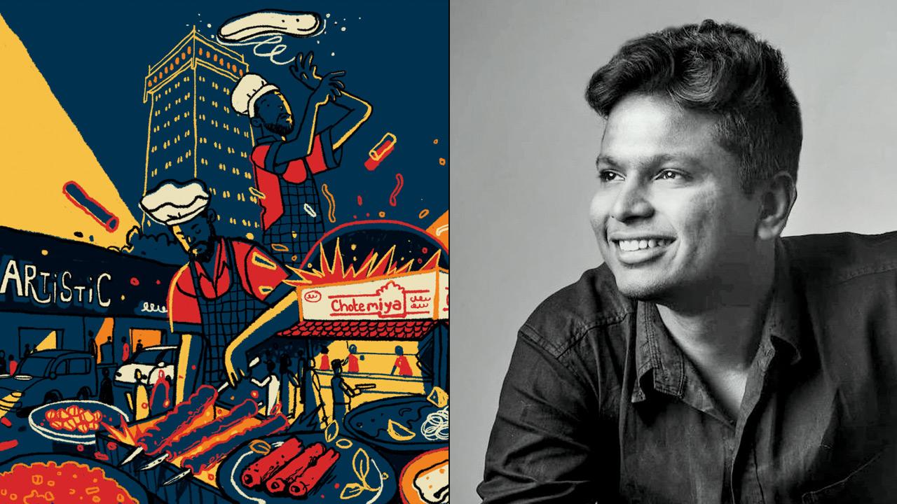 Anirudh Kadav’s illustration of popular spots in the city 