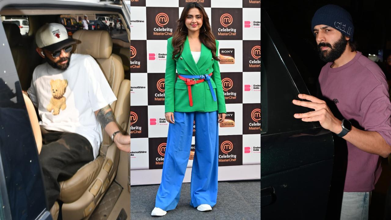 Spotted in the city: Virat Kohli, Tejasswi Prakash, Kartik Aaryan & others