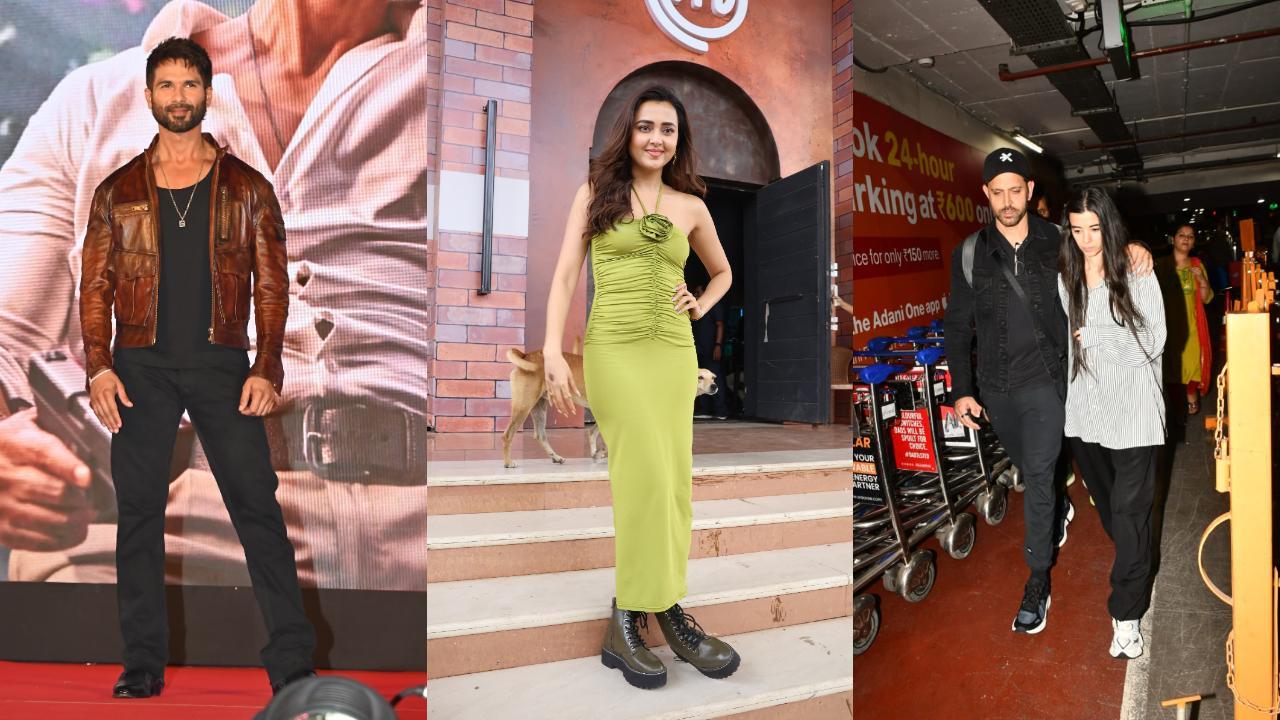 Spotted in the city: Shahid Kapoor, Hrithik Roshan, Tejasswi Prakash & others
