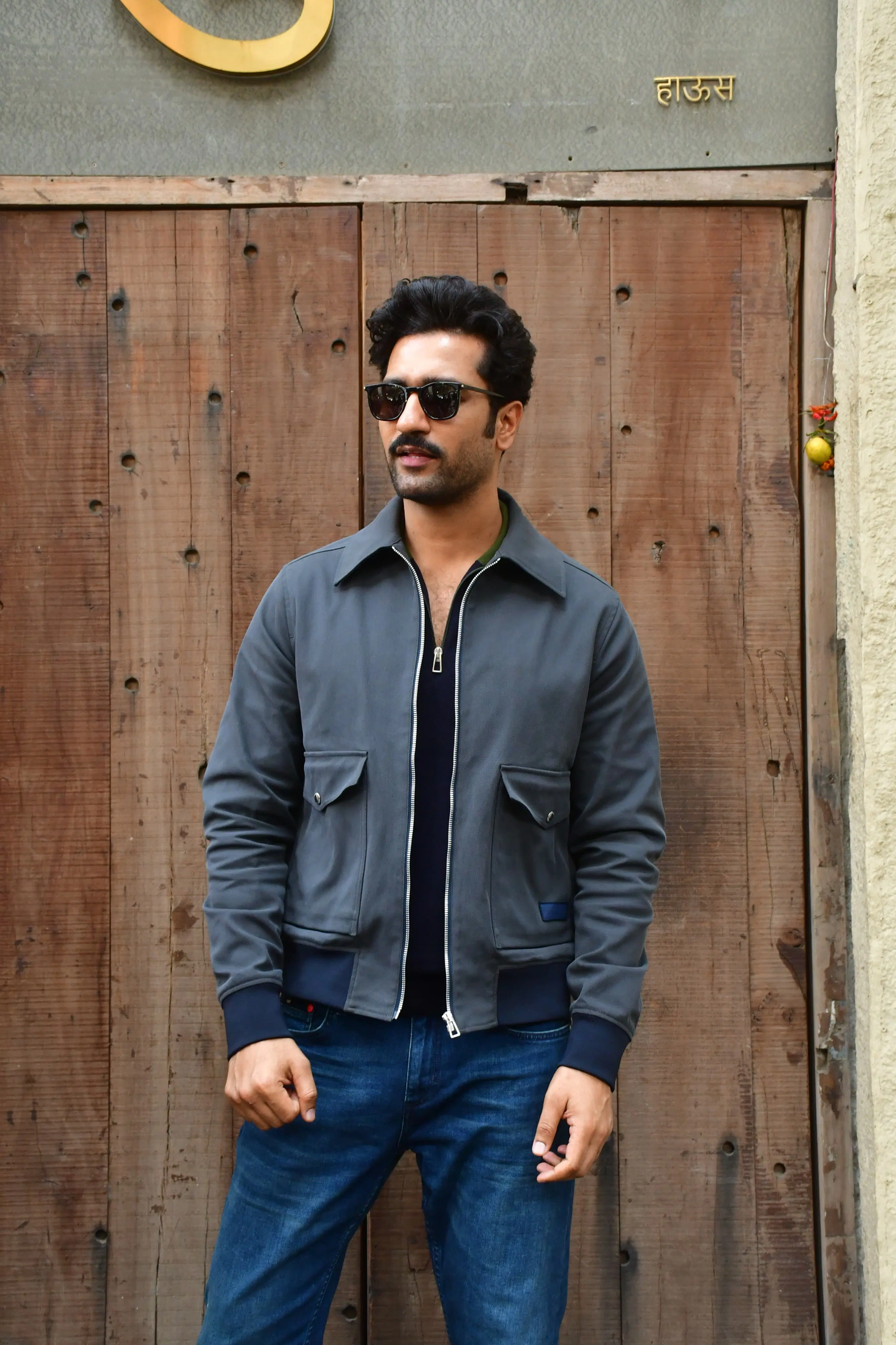 Vicky Kaushal looked uber cool as he posed for the paparazzi