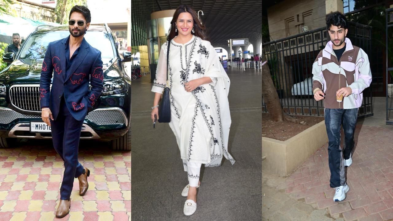 Spotted in the city: Shahid Kapoor, Divyanka Tripathi, Ibrahim Ali Khan & more