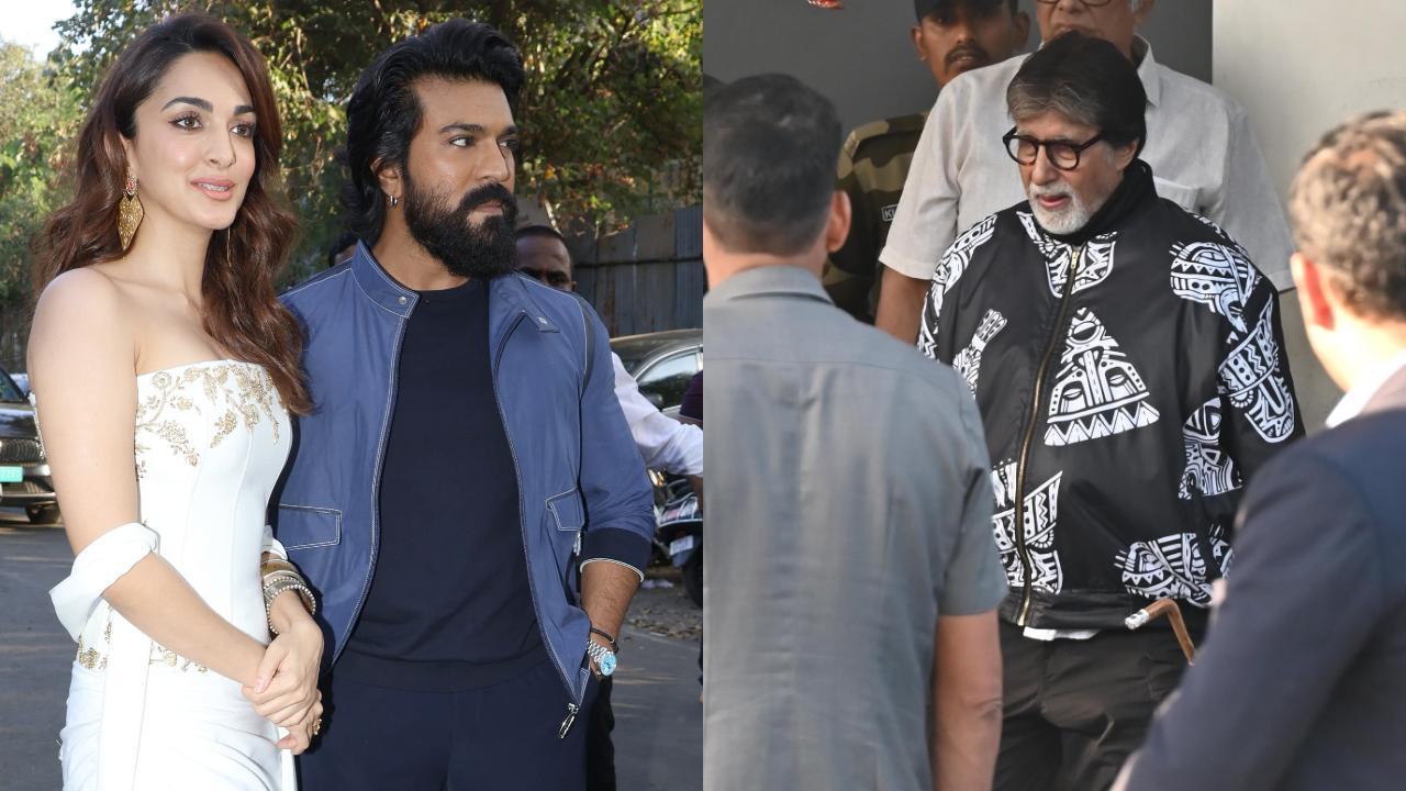 Spotted in the city: Ram Charan, Kiara Advani, Amitabh Bachchan & others