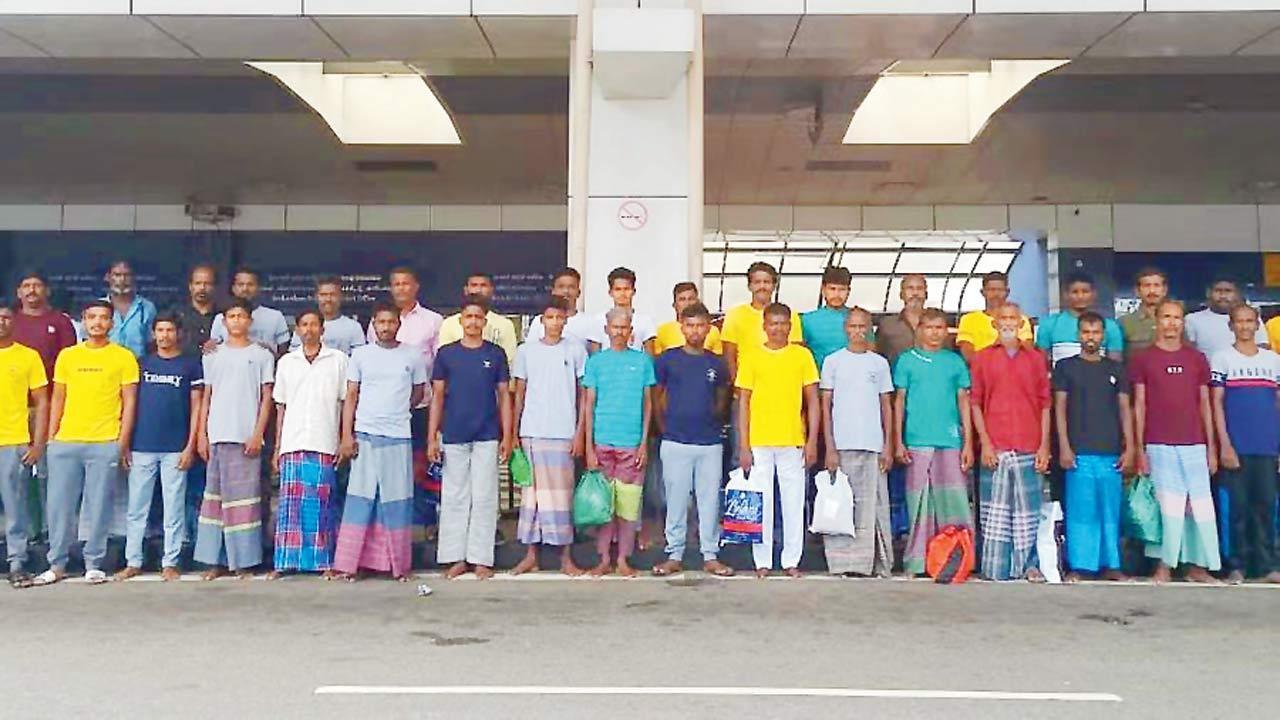 Sri Lanka repatriates 41 Indian fishermen