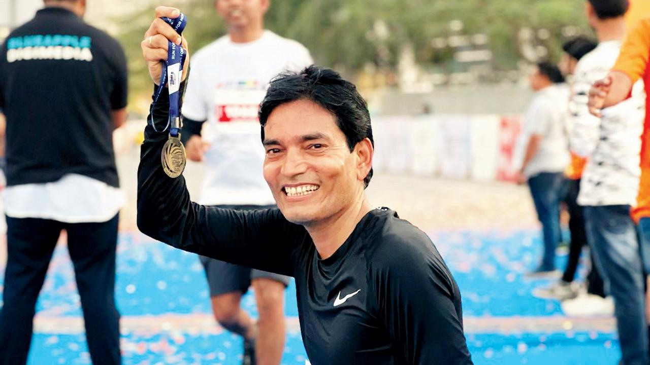 South Mumbai’s Suresh Rathod started running the marathon in 2011