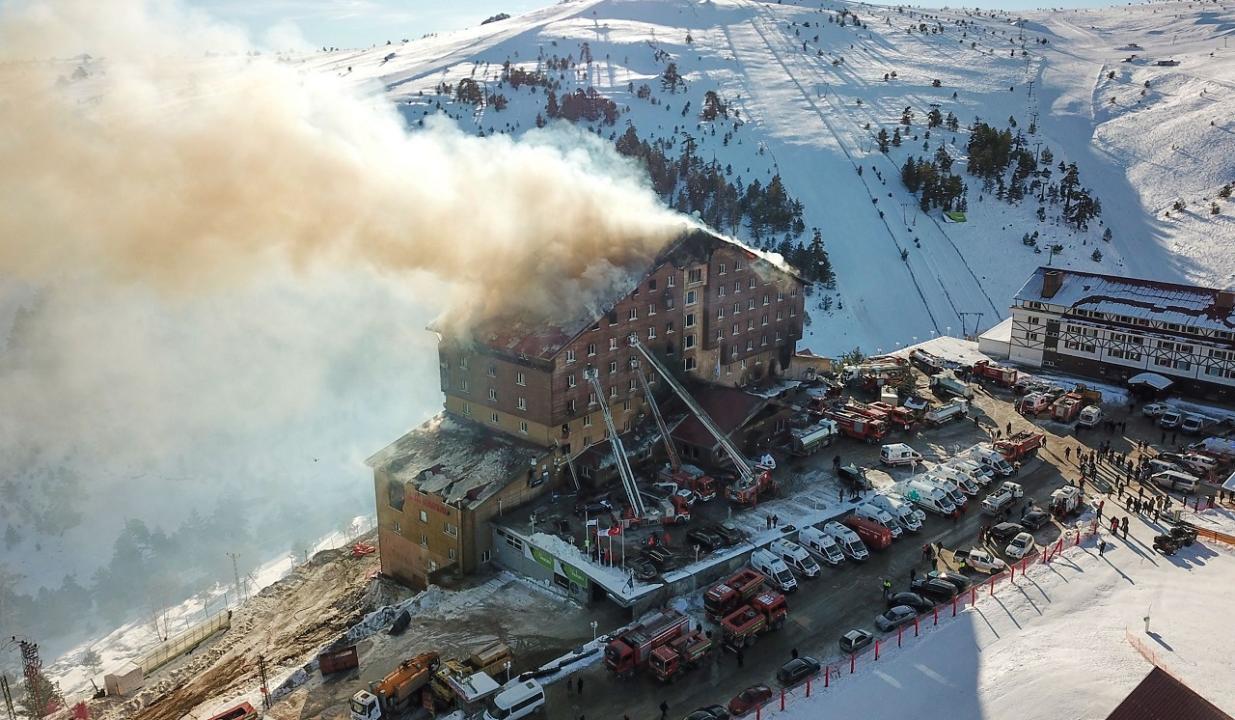 At least 76 people killed in hotel fire at ski resort in northwestern Turkiye