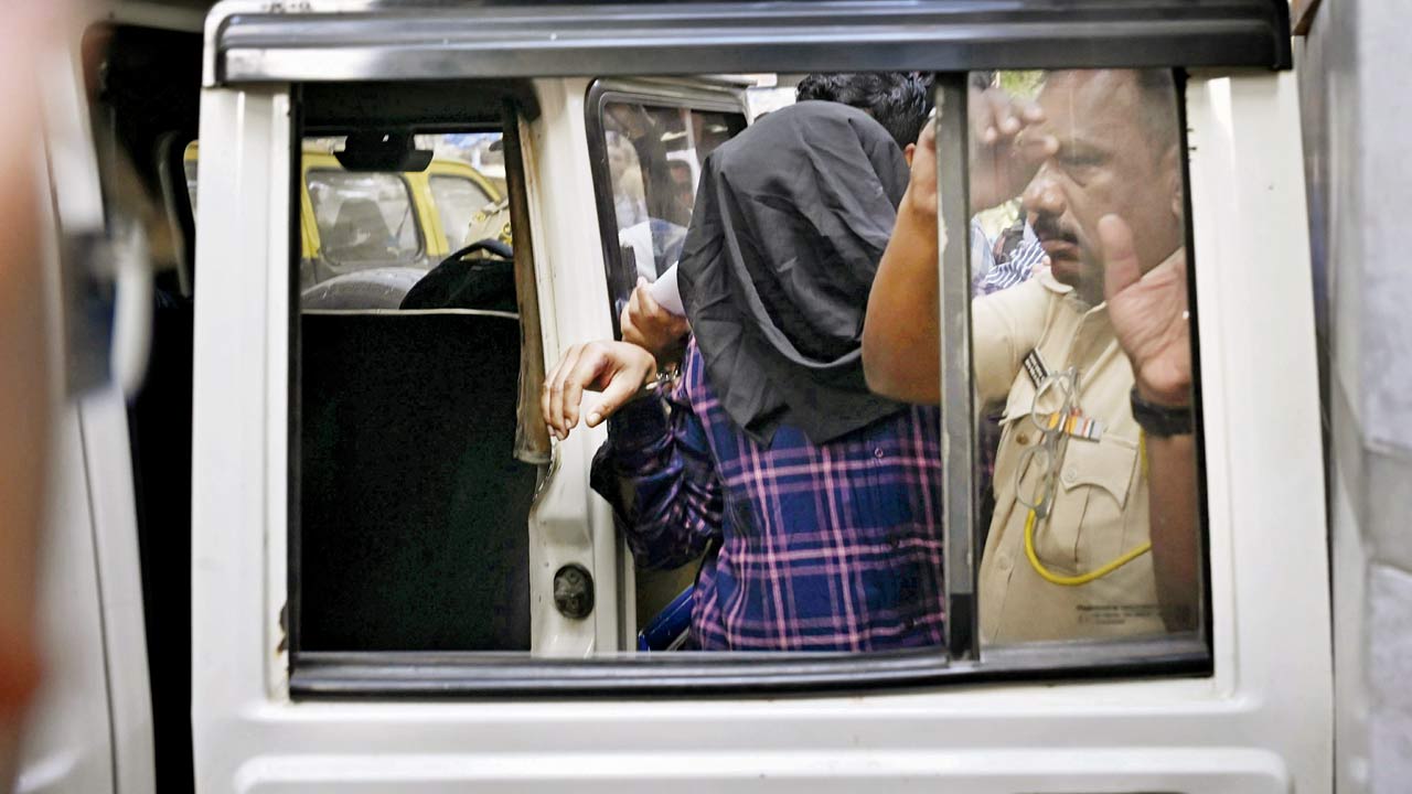 Sarvesh Surve the company director arrested by the cops. Pics/Ashish Raje