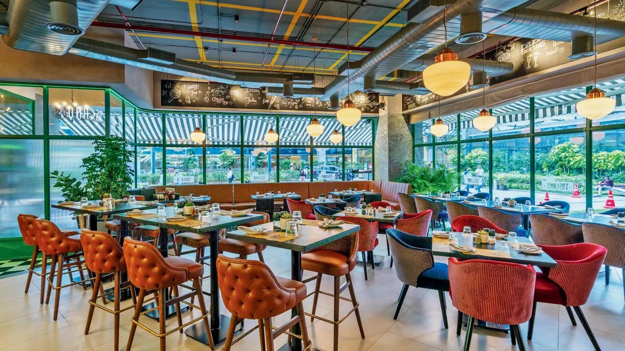 The interiors at Toscano, Hyderabad
Toscano, the Italian dining chain led by Goutham Balasubramaniam, is opening two outlets in Navi Mumbai and Nariman Point this year. Balasubramaniam highlights Mumbai’s vibrant culinary scene and the brand’s commitment to world-class Italian cuisine with handcrafted dishes and curated wine pairings.
Coming in: First half of 2025At: Navi Mumbai and Nariman Point