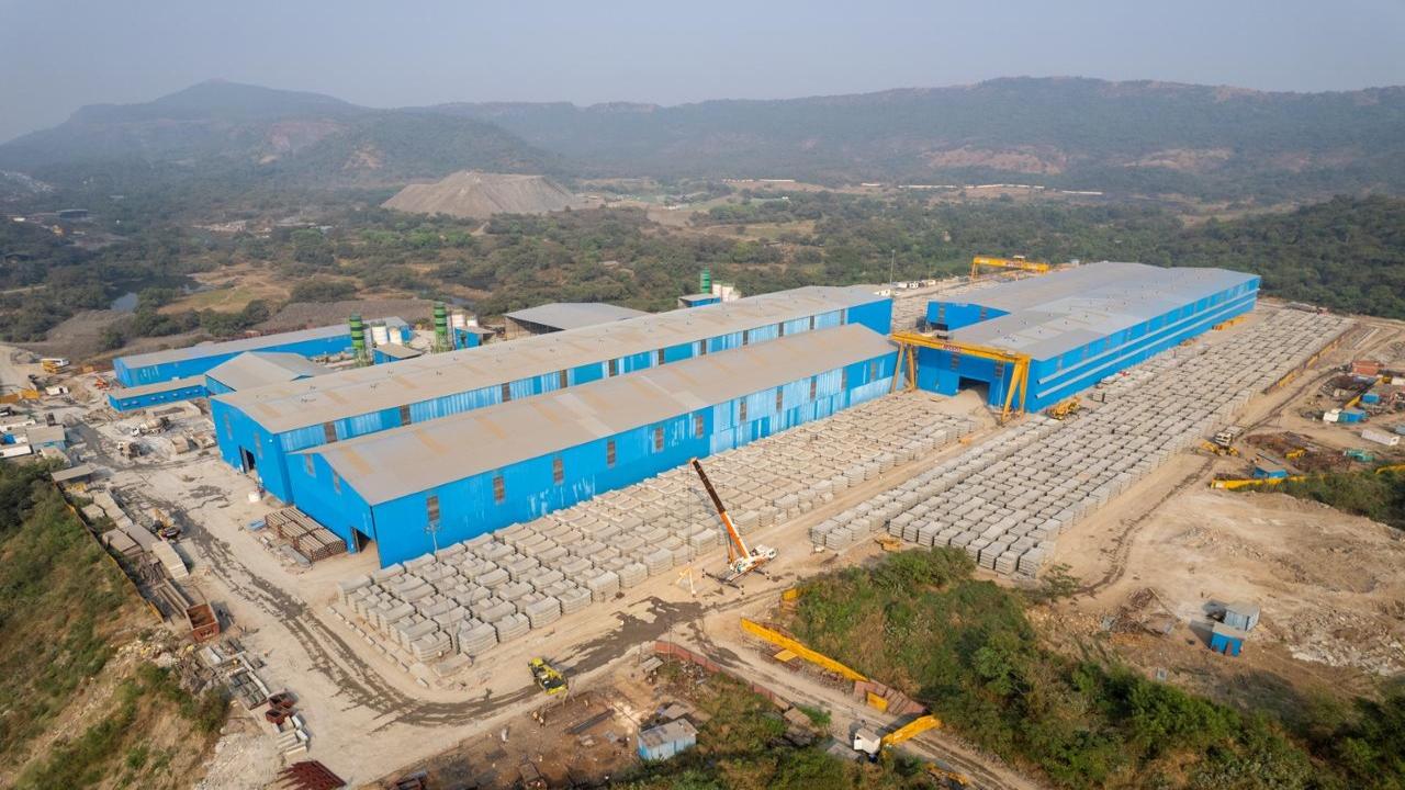 The construction work for the Mumbai-Ahmedabad bullet train has made significant progress across various locations