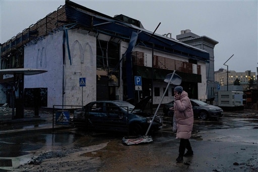 The Ukrainian authorities have yet to provide further details on the extent of the damage. The attack marks the continued escalation of Russia’s assault on Ukraine’s capital.