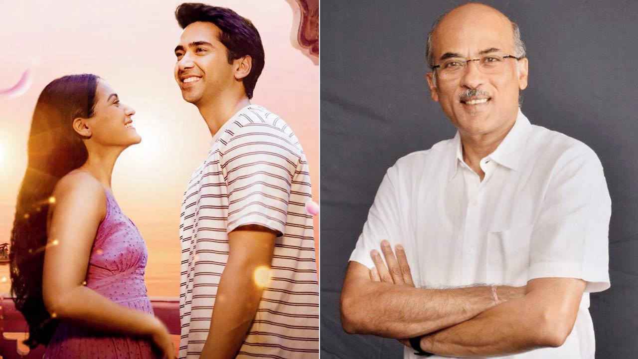 A still of Bada Naam Karenge; (right) Sooraj Barjatya