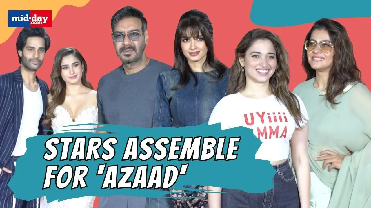 Ajay Devgn, Kajol, & Raveena Tandon grace the star studded screening of Azaad