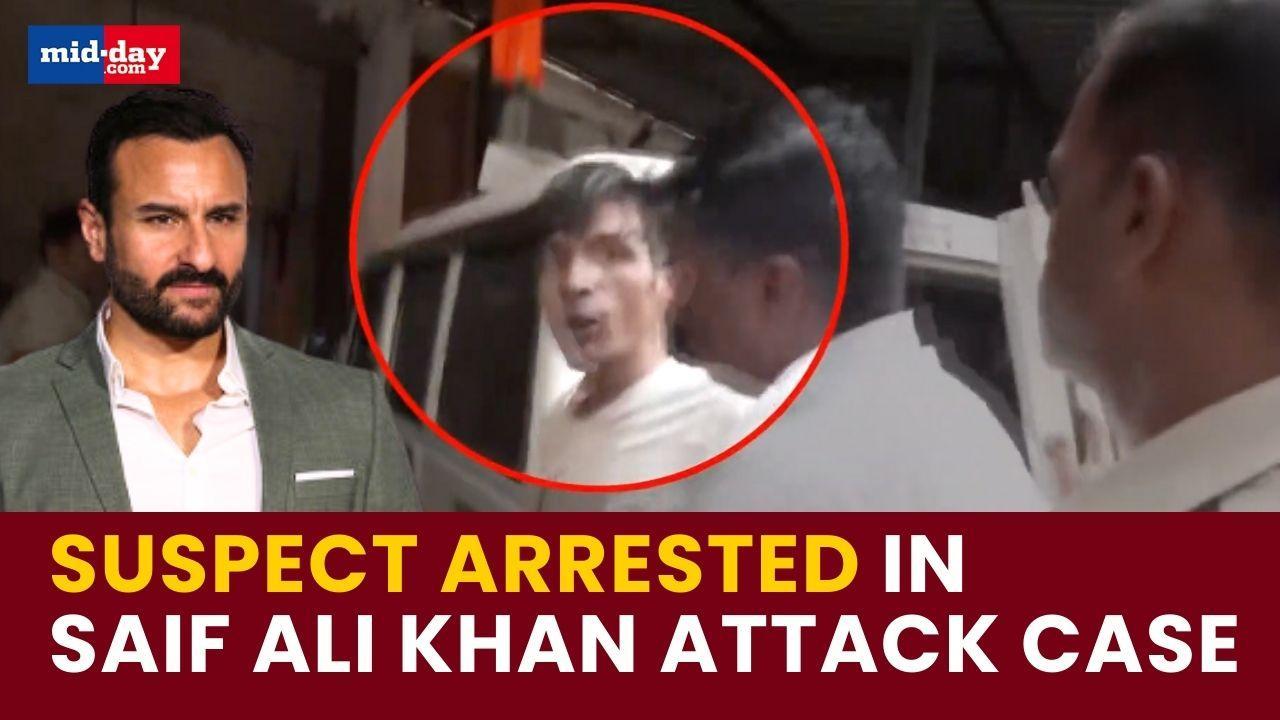 Saif Ali Khan Attack: Latest Footage as Mumbai Police Detain Man for Investigati
