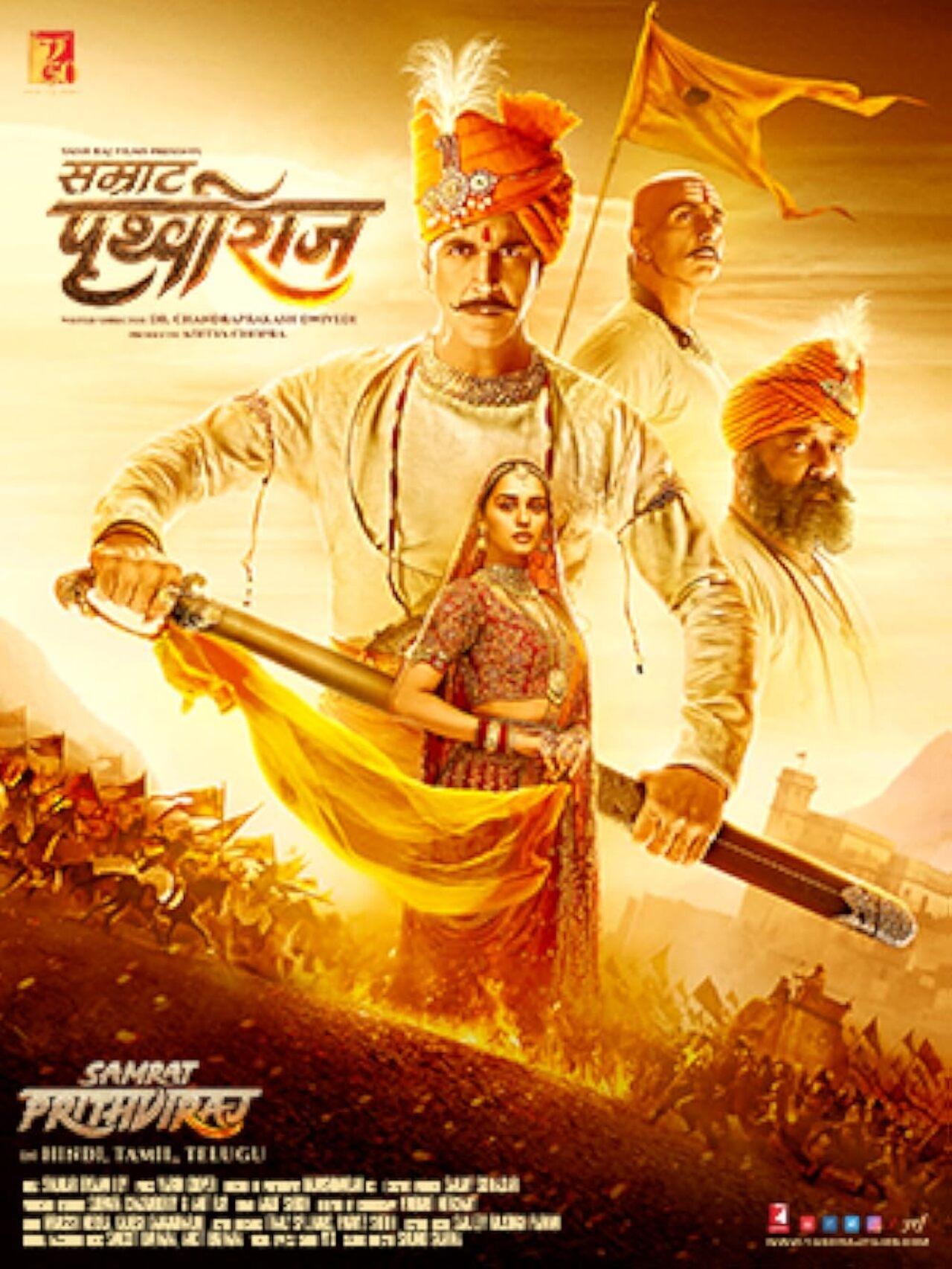 In 'Samrat Prithviraj' Akshay Kumar played the titular role. It is based on the life story of brave and mighty king Prithviraj Chauhan and portrays the great warrior's valour and valiant fight against the cruel invader Muhammad Ghori.