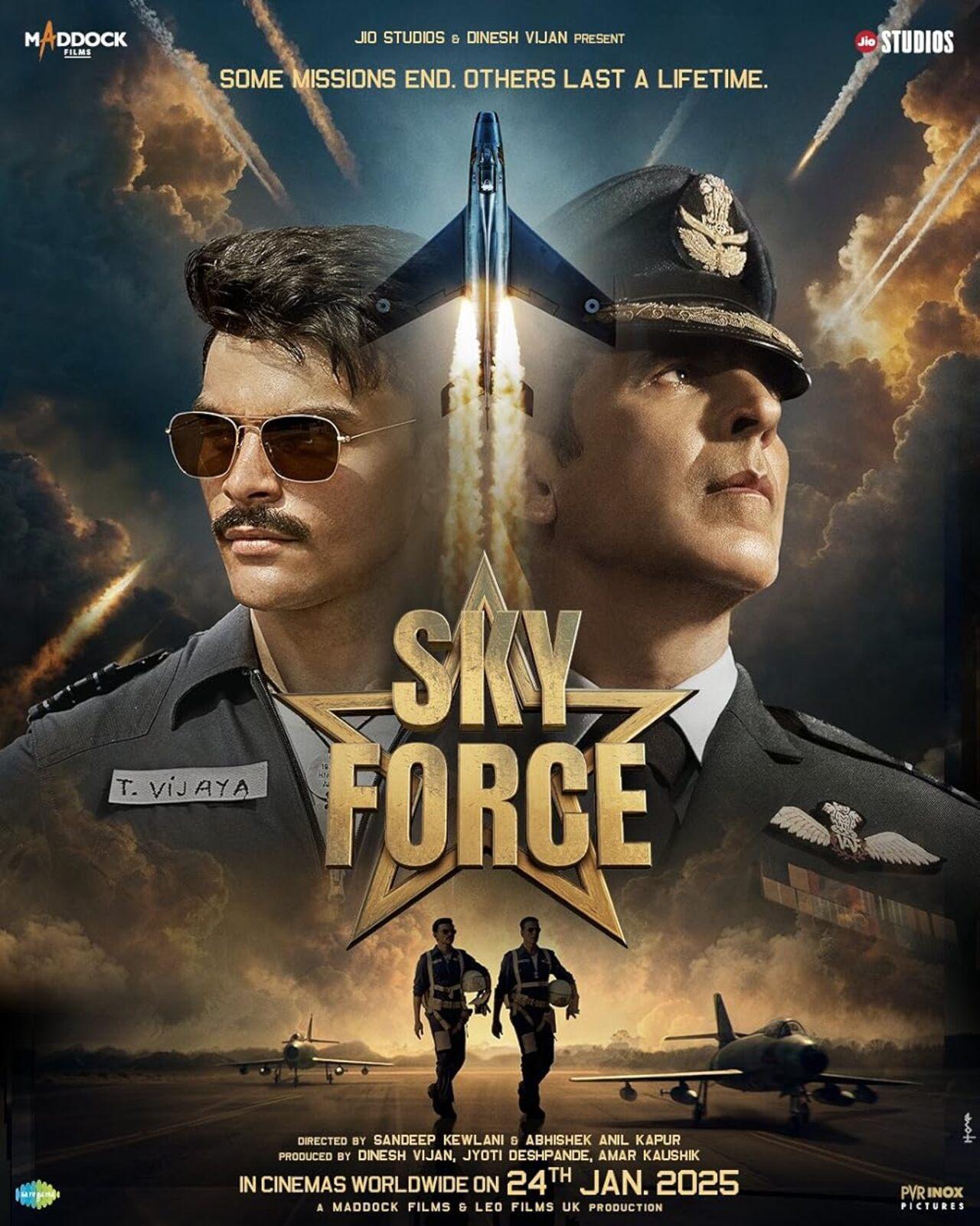 'Sky Force', which was released on January 24, 2025, just before Republic Day, stars Akshay Kumar as an Air Force officer, who is on a revenge mission following the death of fellow soldiers. 