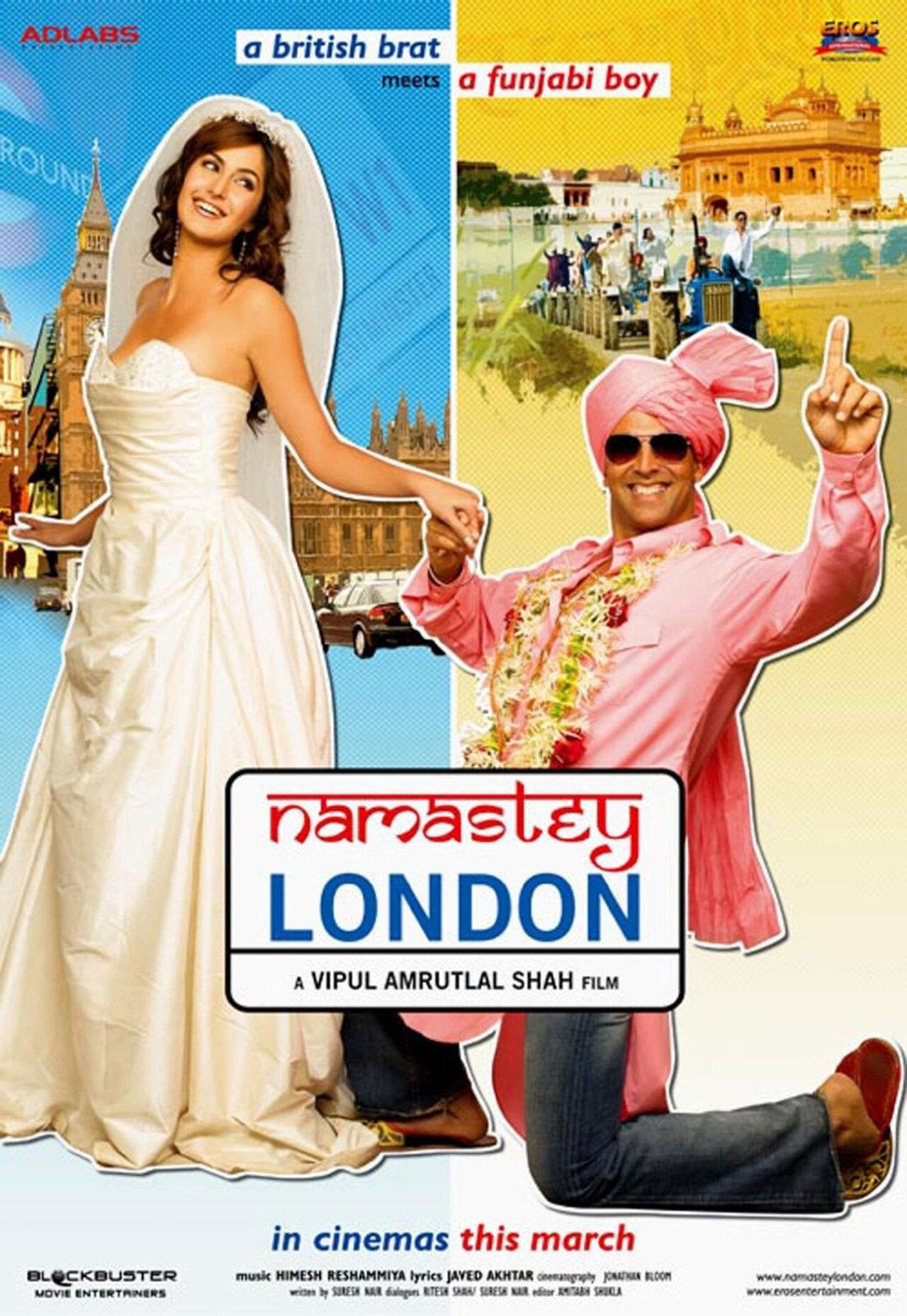 'Namastey London' is a story of a Punjabi boy and a British girl featuring Akshay Kumar and Katrina Kaif in the lead roles. He helps Katrina's character, who struggles with her cultural identity.