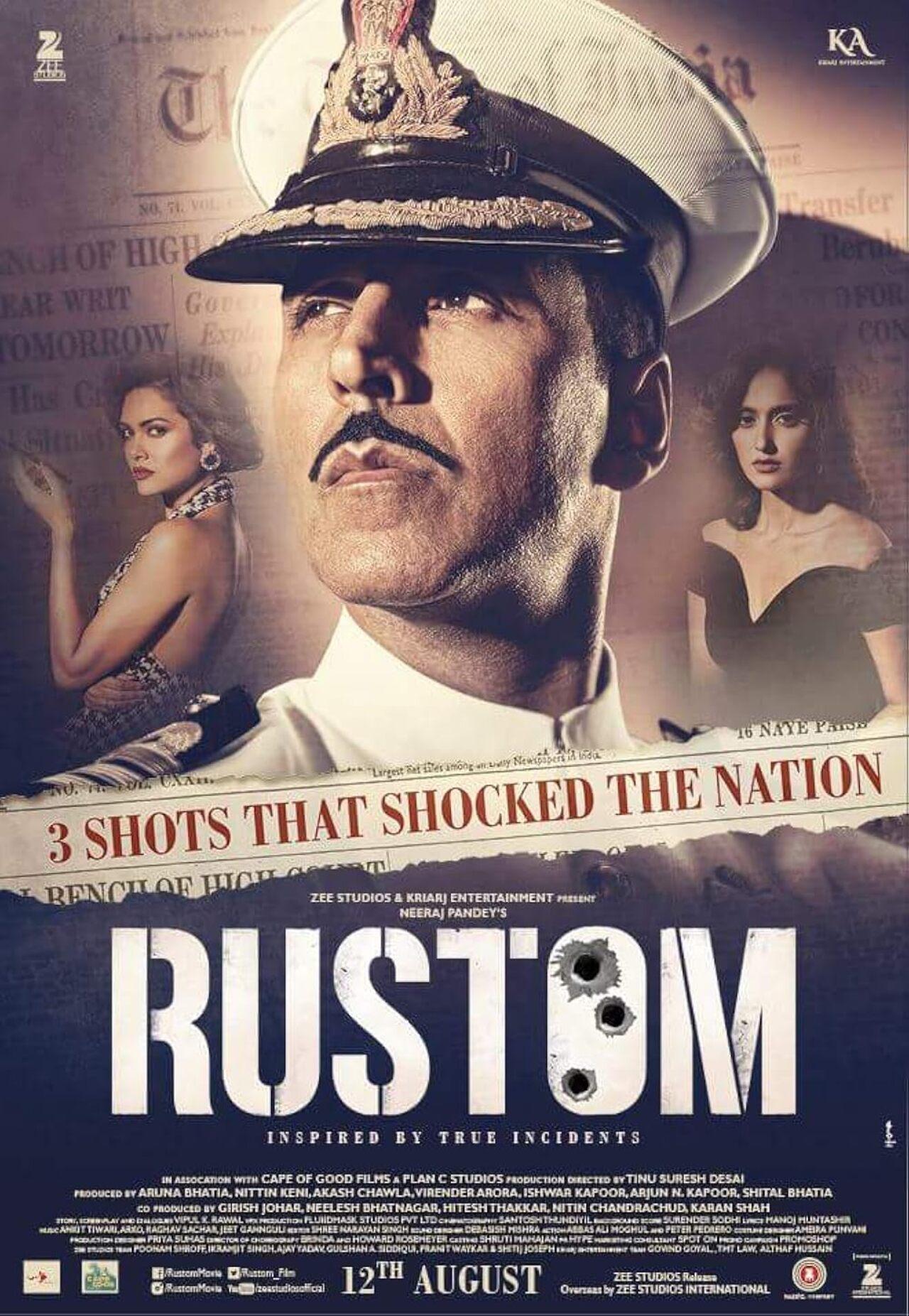 Akshay Kumar’s ‘Rustom’ was based on the real-life incident of Naval Officer K. M. Nanavati and businessman Prem Ahuja. 