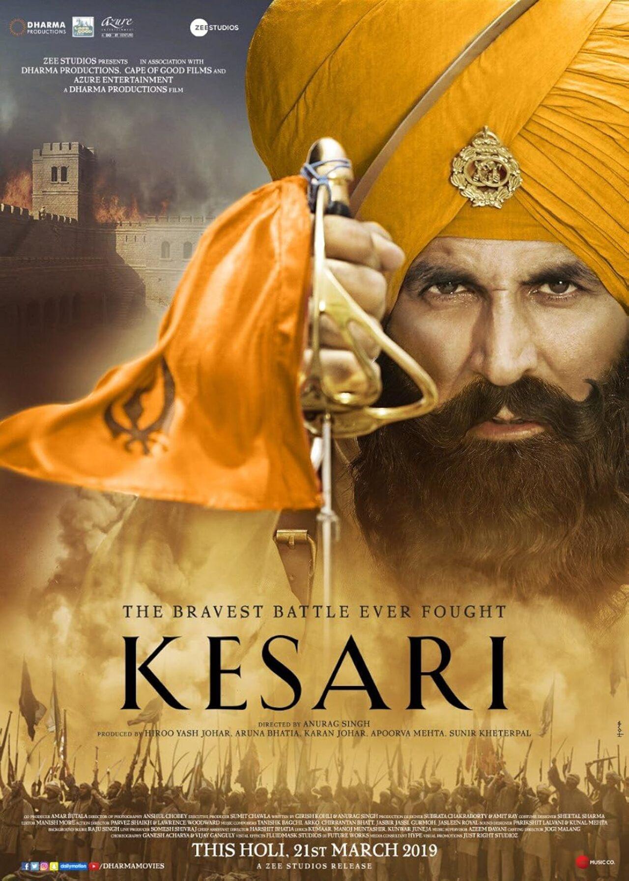 ‘Kesari’, a period drama, which featured Parineeti Chopra and Akshay Kumar in the lead roles, is based on the 1897 Battle of Saragarhi, where an army of 21 Sikhs fought against 10,000 Afghans.