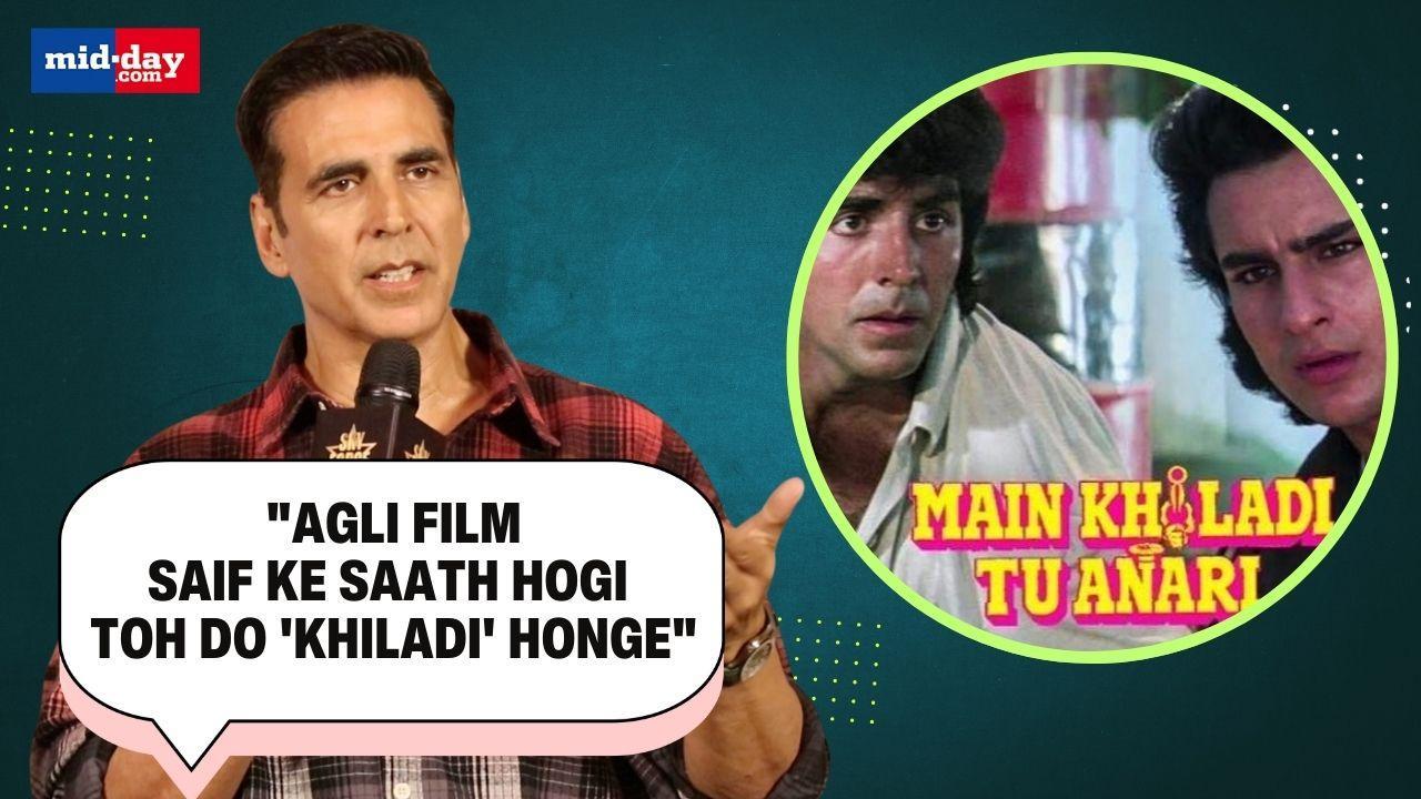 Akshay Kumar Praises Saif Ali Khan for His Heroic Act at 'Sky Force' event