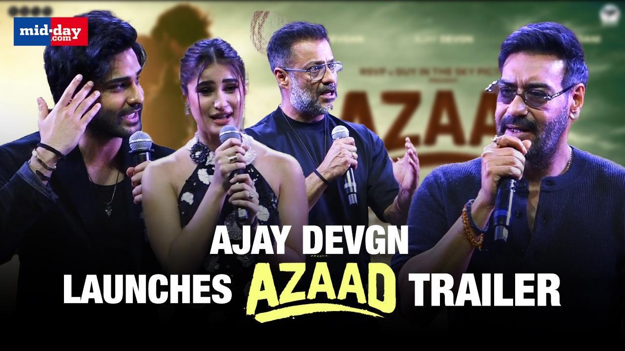 Azaad: Ajay Devgn, Aaman Devgan, & Rasha Thadani give a peek into their new film
