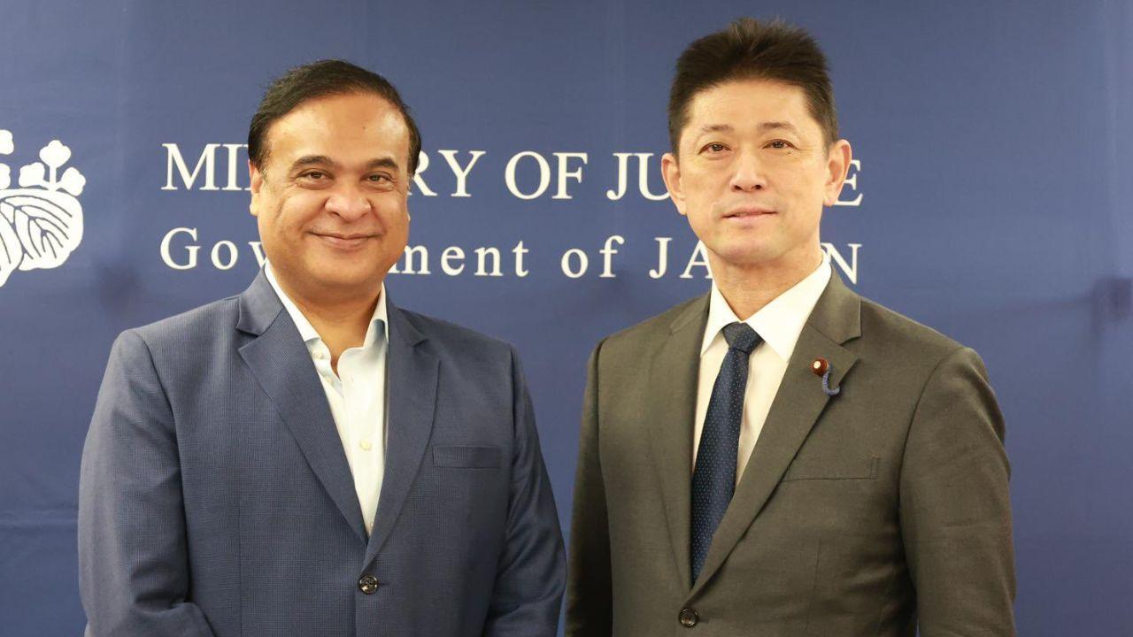 Assam CM Himanta Biswa Sarma meets Japan's Justice Minister, discusses industrial park for Japanese firms