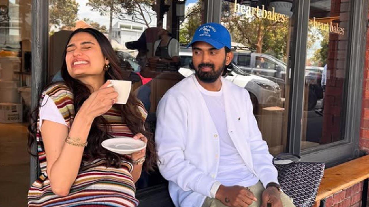 Athiya Shetty radiates pregnancy glow in pics shared by KL Rahul from Australia