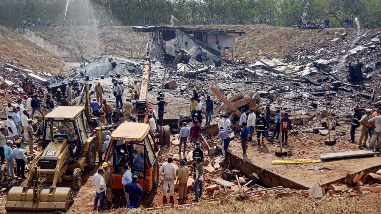 IN PHOTOS: 8 killed after blast at ordnance factory in Maharashtra's Bhandara