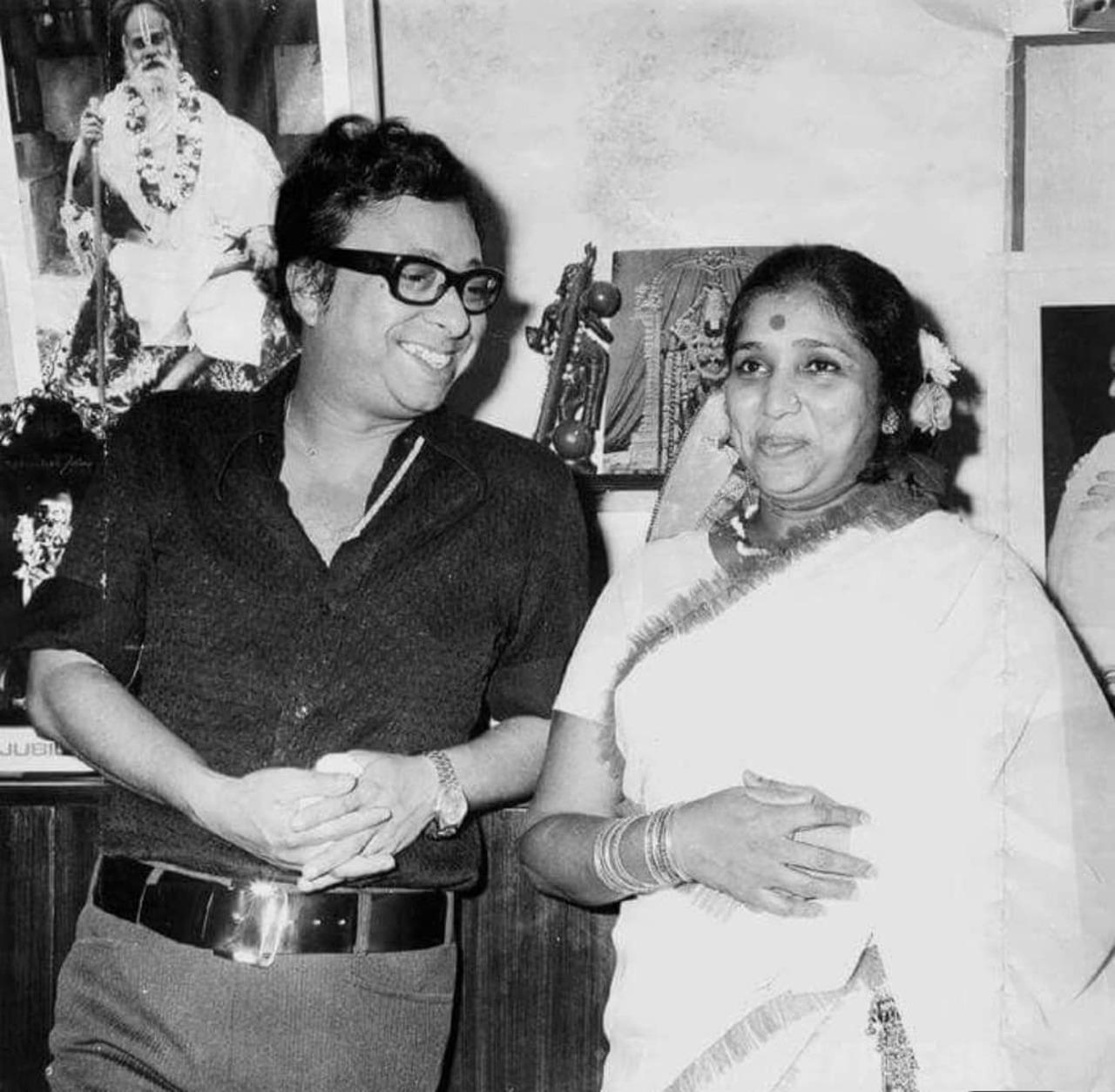 Burman was initially married to a woman named Rita Patel from whom he separated in 1971. After that, he collaborated with Asha Bhosle on several occasions on the professional front.