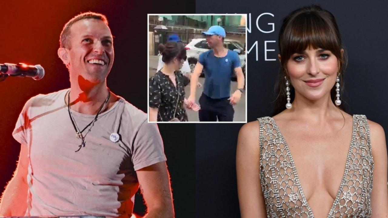 Coldplay's Chris Martin and GF Dakota Johnson take over the streets of Mumbai