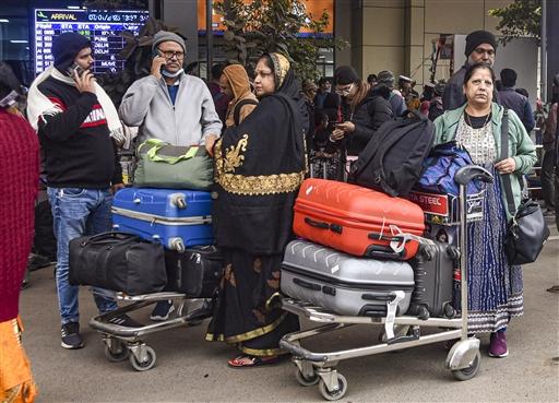 Delhi airport authorities issued an advisory warning that flights not CAT III compliant would be impacted by the foggy conditions. CAT III compliance ensures that flight operations can continue even under low visibility conditions.