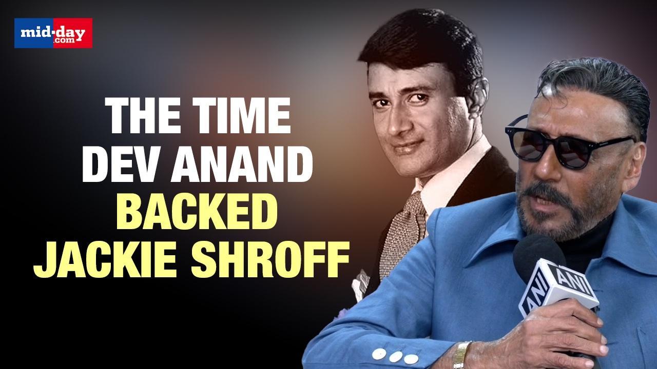 Jackie Shroff recalls support he received from Dev Anand