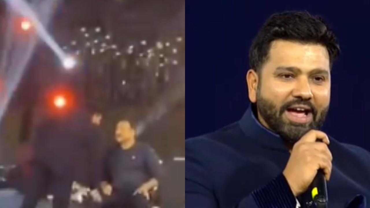 Rohit Sharma's respectful gesture towards Sunil Gavaskar at Champions Trophy display wins hearts: WATCH