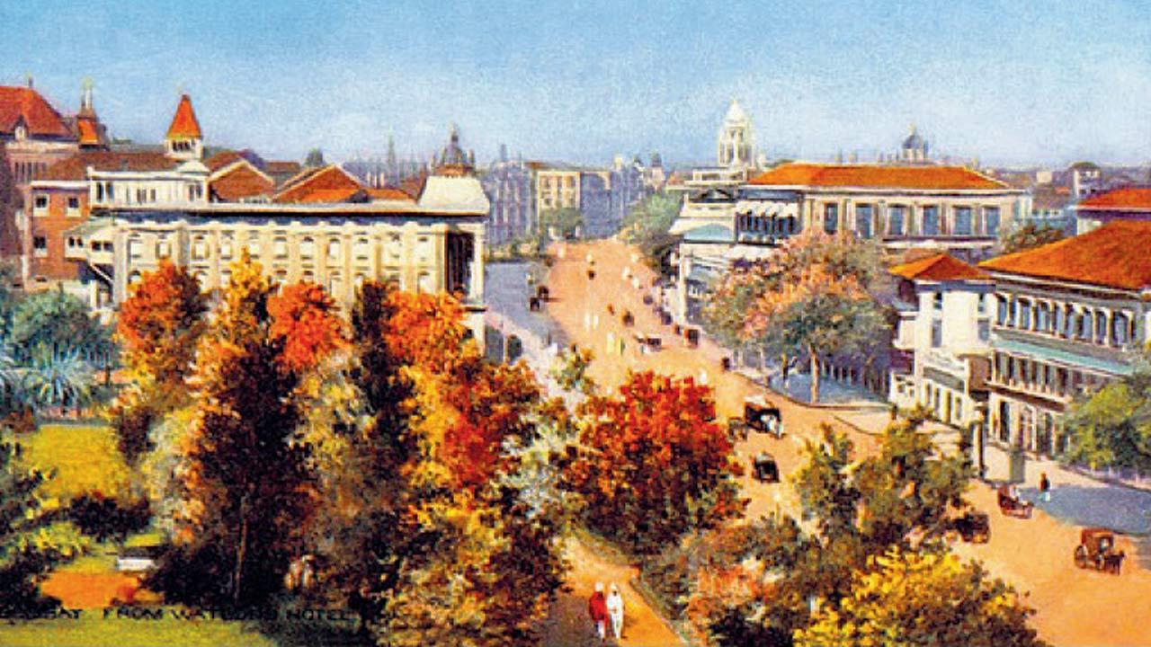 An artist’s impression of a view from a top floor of Watson’s Hotel in its heyday. Pic/Wikimedia Commons