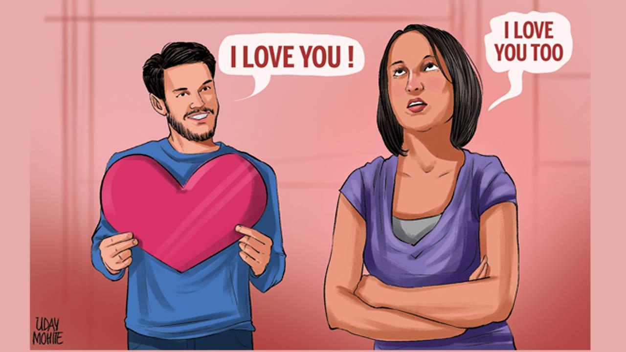 She rarely initiates I love yous...