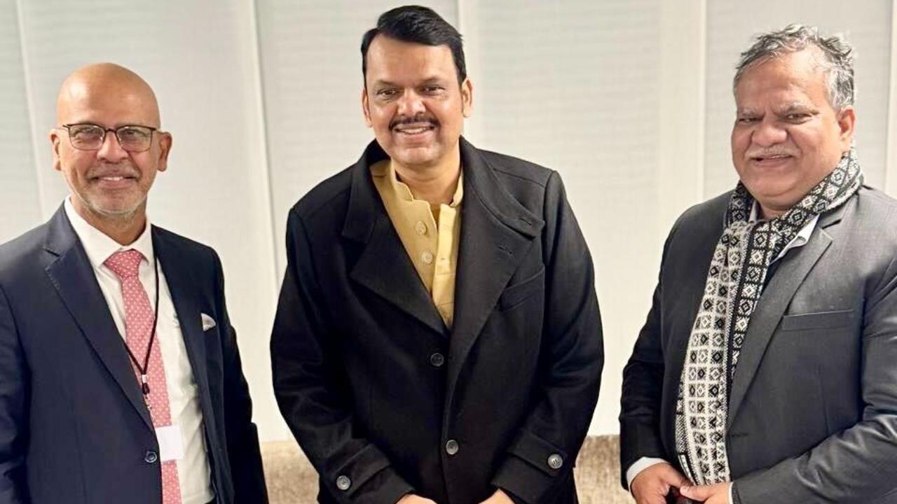 Maharashtra CM Devendra Fadnavis arrives in Zurich to attend Davos Summit 2025