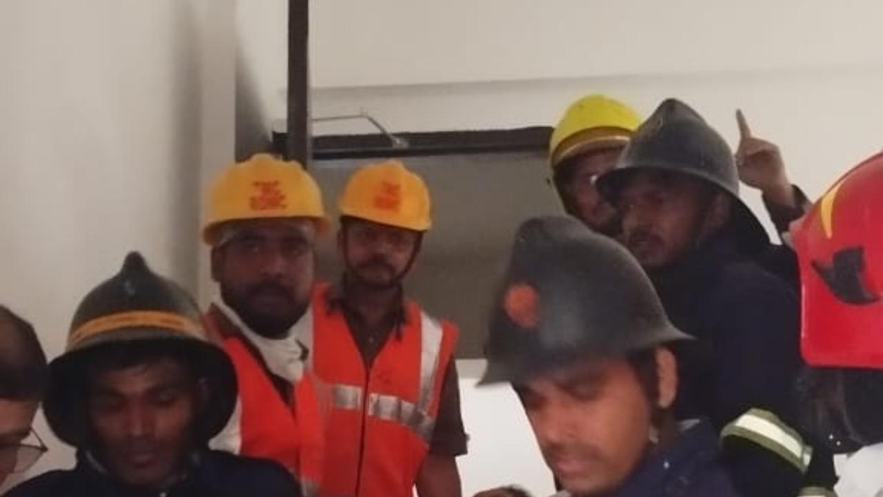 The residents were assisted in evacuating the building without any casualties, owing to the timely intervention of the emergency response teams