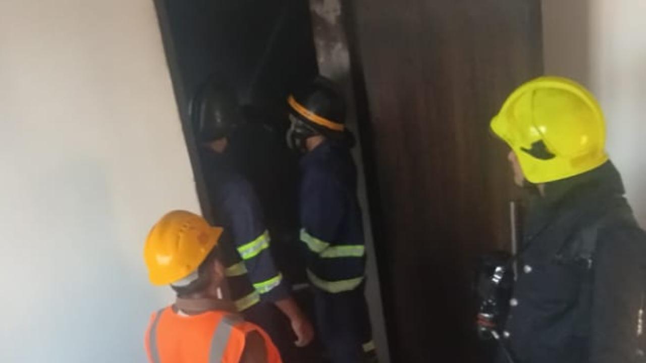 The flames were extinguished by 5 pm and 18 to 20 residents trapped in the building were rescued. Authorities are investigating the cause of the fire, the official said