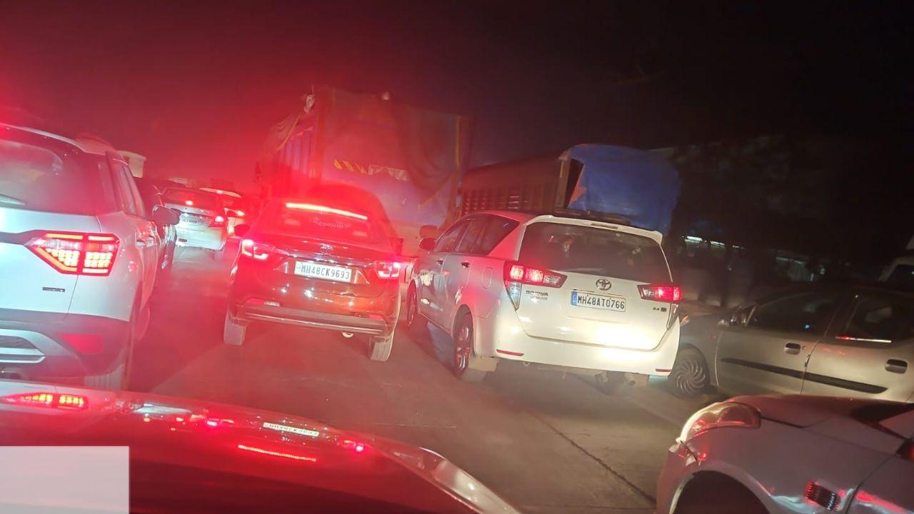 NH48 is a key arterial route that connects Mumbai and Ahmedabad, witnessing heavy daily traffic, including goods carriers, passenger vehicles, and buses, amplifying the impact of the disruption