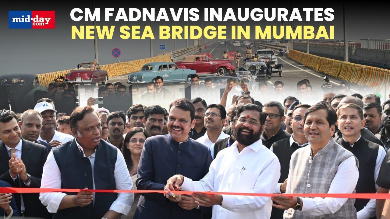 New Worli-Bandra Sea Bridge link opened by CM Fadnavis