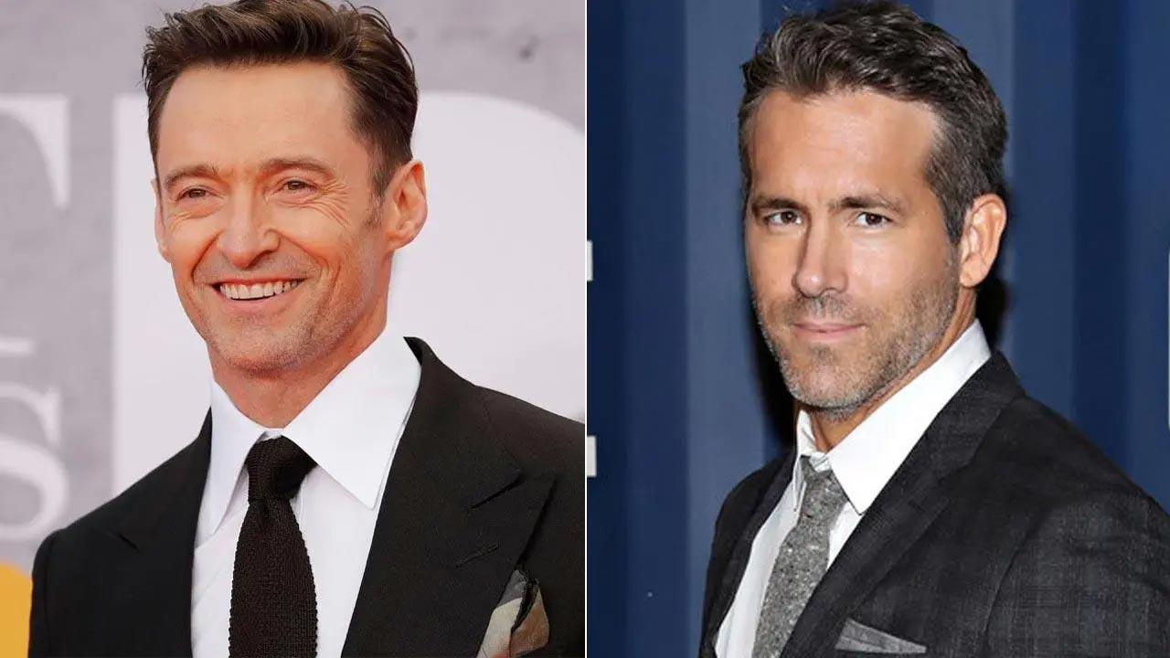 Ryan Reynolds makes surprise appearance at Hugh Jackman's concert series