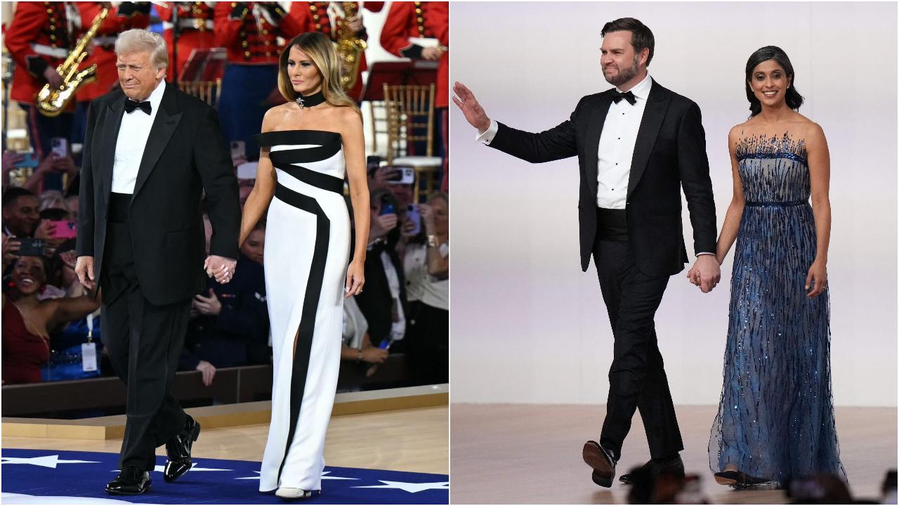 IN PHOTOS Melania Trump, Usha Vance and others shine in exquisite outfits at inaugural ball