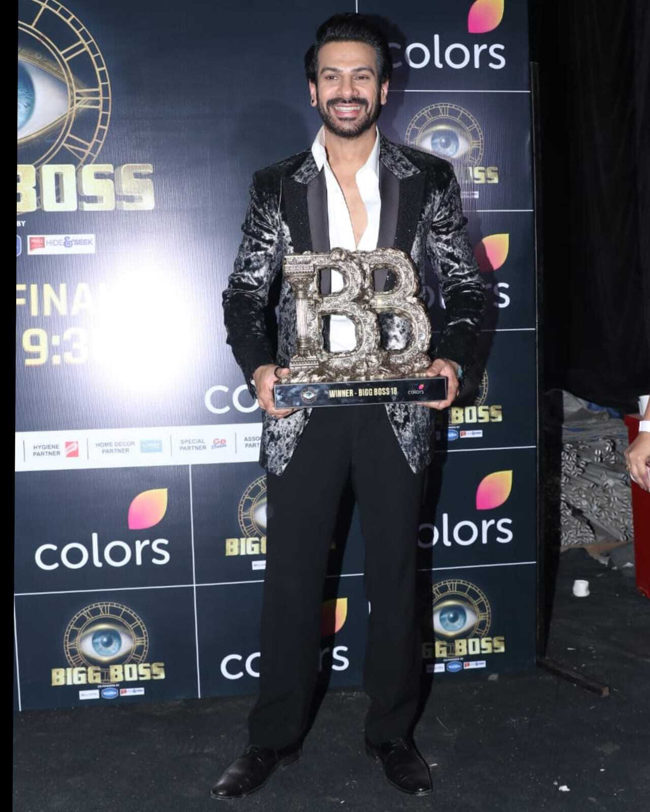 He and first runner-up Vivian Dsena made it to the finale after a long, tedious, and challenging journey of 105 days inside the house.