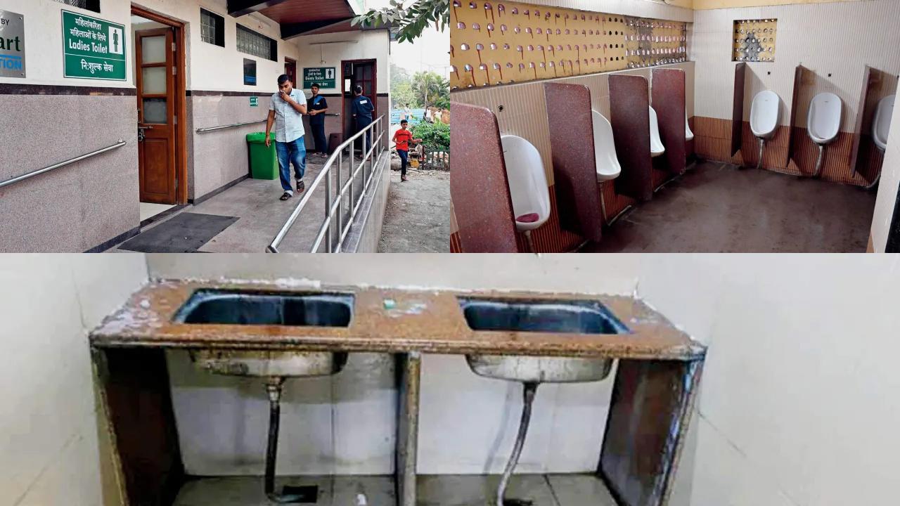 IN PHOTOS: How good are public toilets across WR and CR railway stations?