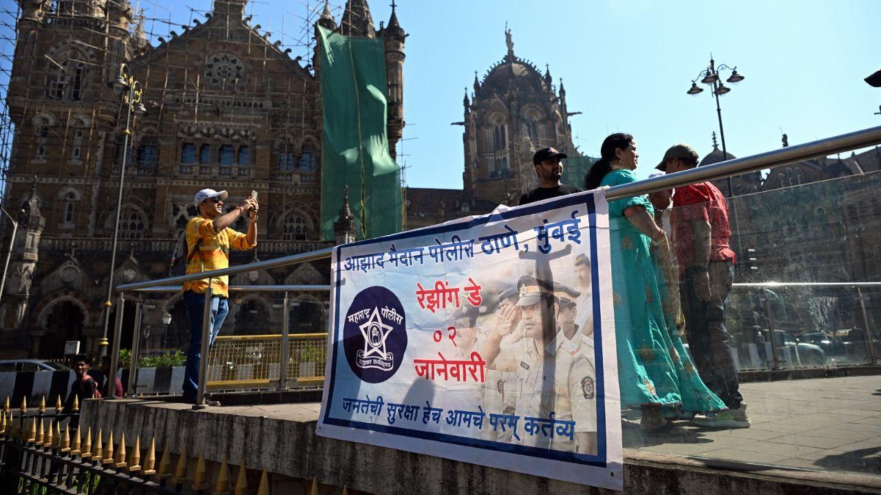 On Thursday, Governor CP Radhakrishnan attended the Maharashtra Day Raising function in Goregaon 